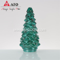 Glowing Glass Christmas Tree Ornaments Desktop Decoration